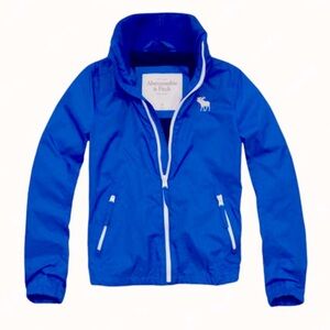 Abercrombie & Fitch Vintage Y2K Jacket MD Blue Men Full Zip AF  Outerwear